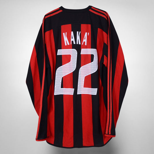 AC Milan 2003-2004 Home Football Jersey, Kaka #22 Retro Football Jersey, AC Milan Football Jersey, AC Milan Retro Jersey, Gift For Fan, AXRAM08